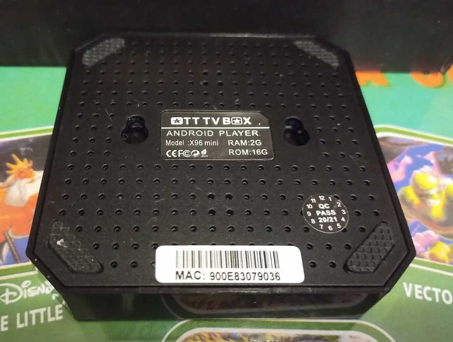 Приставка смарт тв бокс smart tv box x96 mini 4-ядерная 2/16Гб андроид