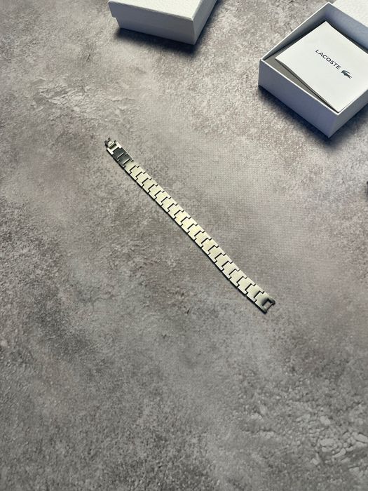 ‼️РОЗПРОДАЖ‼️ Браслет Lacoste | Срібний | Унісекс