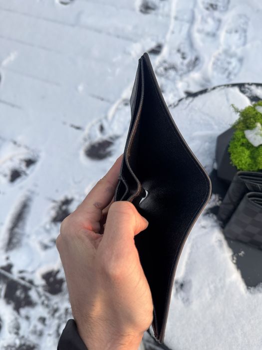 .Гаманець Louis Vuitton чоловічий мужской кошелек Луи Витон черный Лв