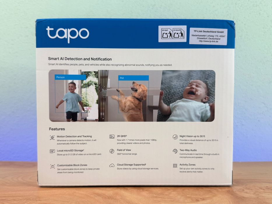 Câmara Tapo C220 (2K) **nova**