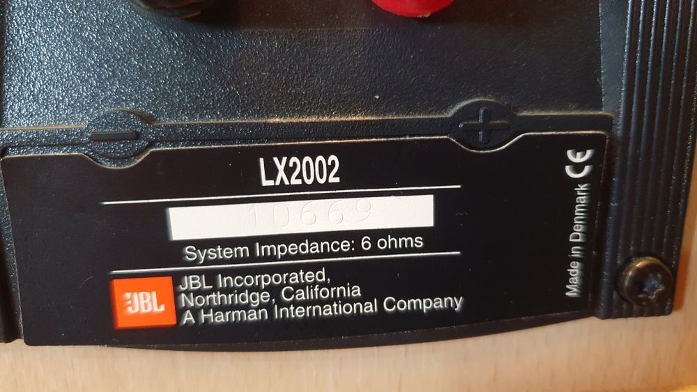 Kolumny jbl lx 2002