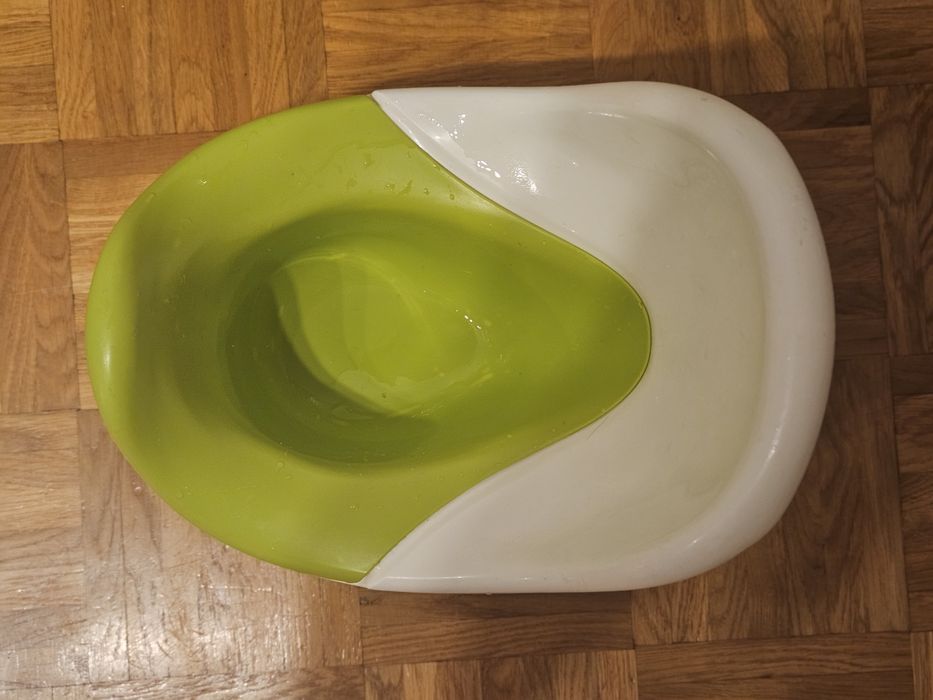 Nocnik ikea biało zielony