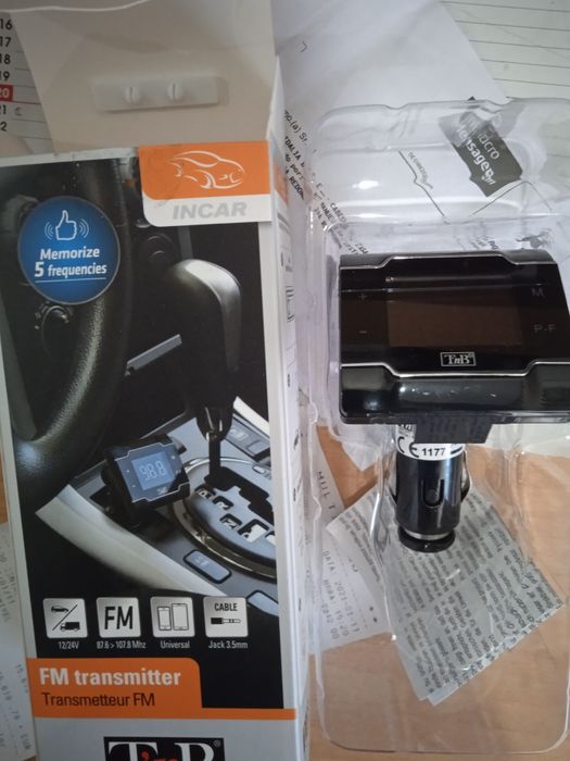 FM transmissor de música para automovel