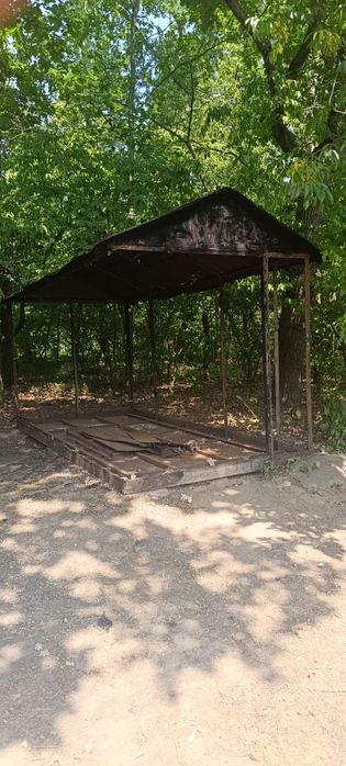 Pawilon , wiata stalowa