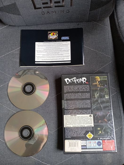 Sega Saturn - Deep Fear CIB em excelente condição