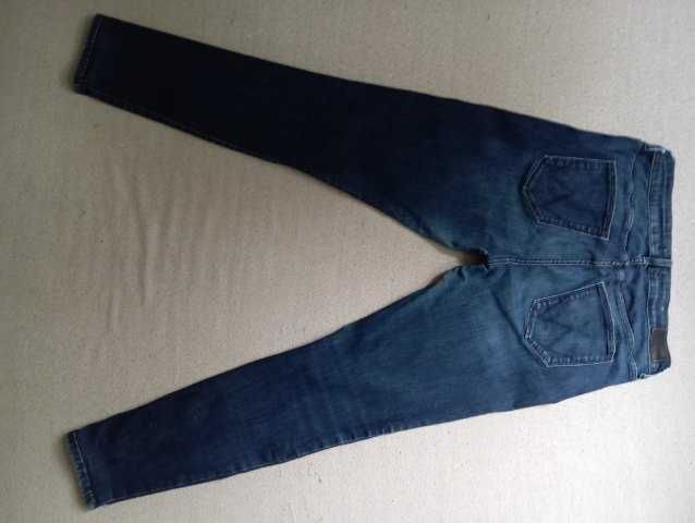 spodnie jeansy denim skinny rurki biodrówki y2k
rozm. W31 L32