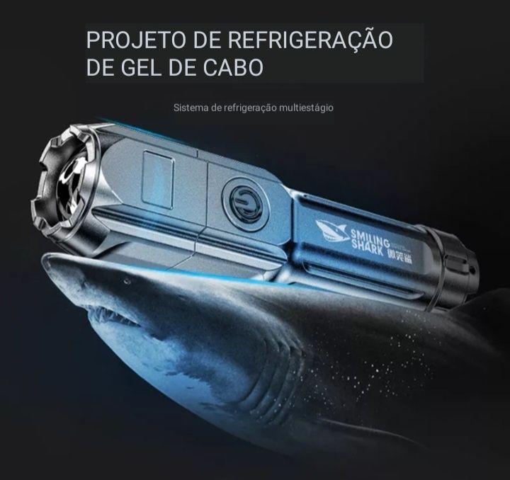 Lanterna tática LED recarregável64751662773891122