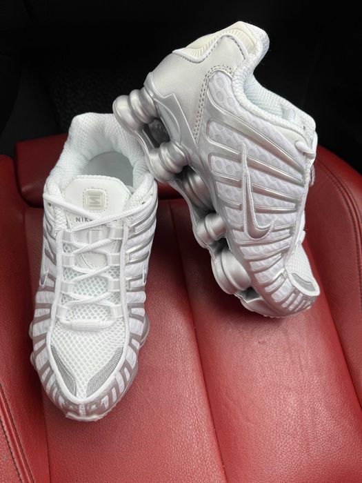 (БЕЗ ПЕРЕДОПЛАТИ) Nike Shox TL Metallic Silver найк шокс сріблясті
