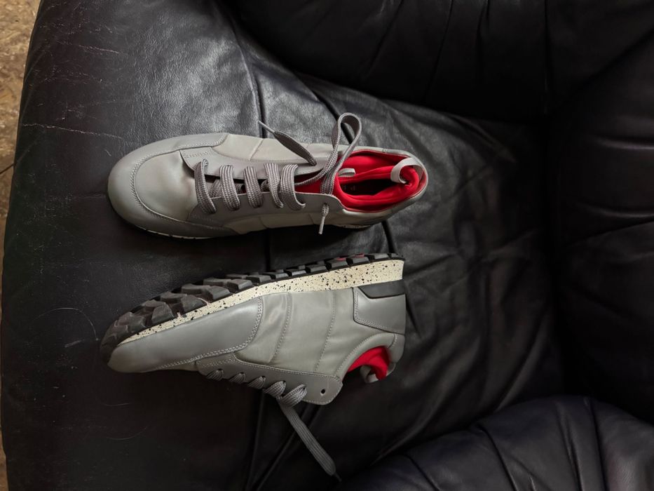 Кроссовки Прада, серые, новые