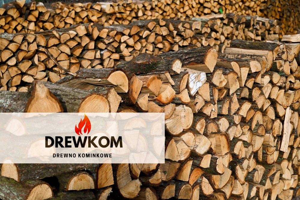 Drewkom DREWNO KOMINKOWE Sezonowane Dowóz Gratis
