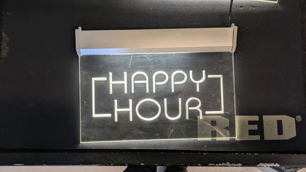 Placa luminosas ON THE AIR/HAPPY HOUR/RECORDING