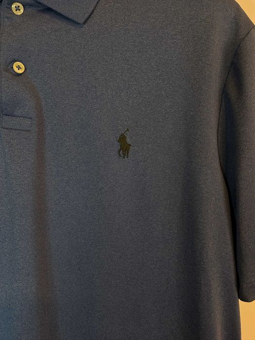 Koszulka polo Ralph Lauren niebieska z logiem L XL