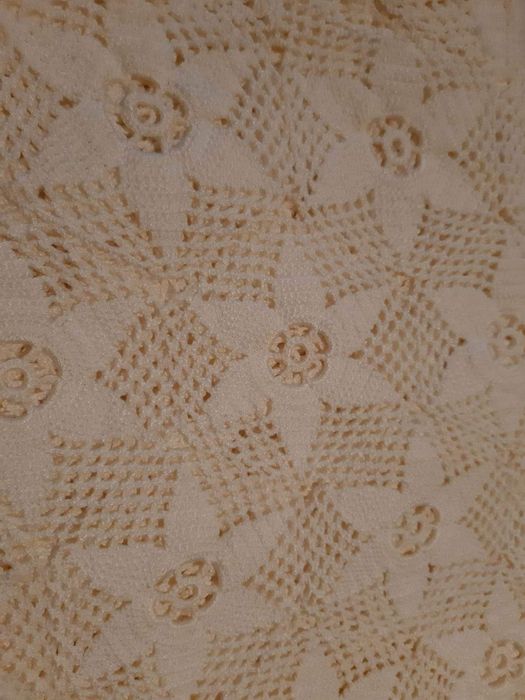 Toalha em renda artesanal