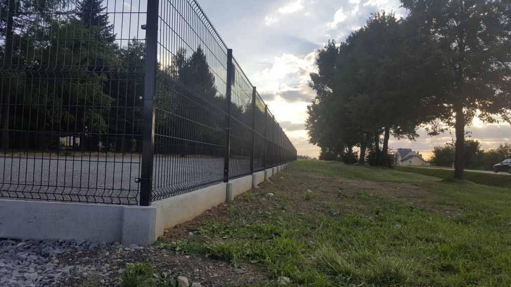 Panele ogrodzeniowe fi 5 x 1230 mm oc+RAL czarny ogrodzenia