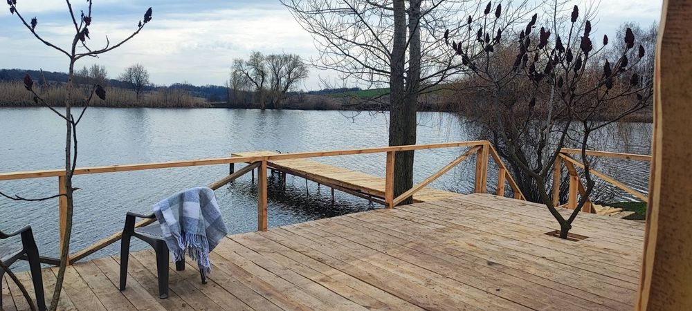 Оренда A-frame будинку біля водойми | Риболовля |Відпочинок на природі