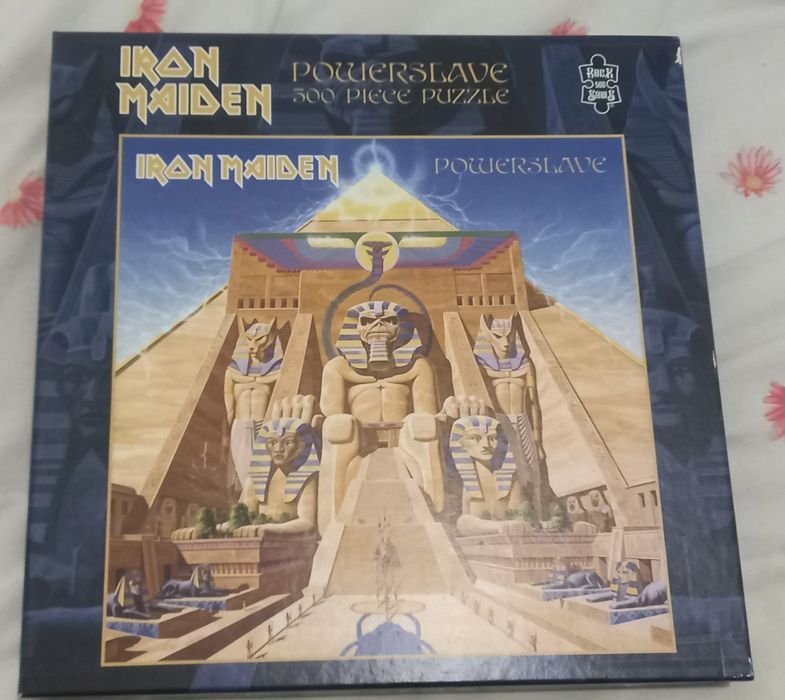 Iron maiden puzzle powerslave 500 peças