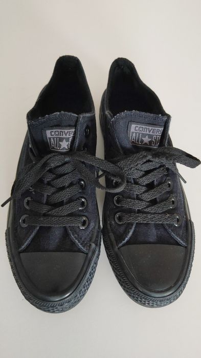 Czarne trampki Converse 36
