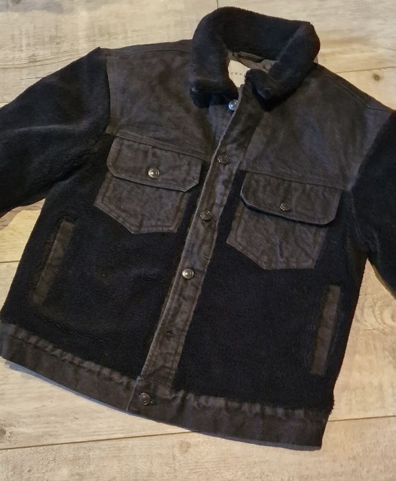 Katana męska z kożuszkiem TopMan ocieplana