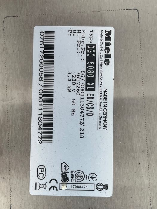 Piekarnik konwekcyjno-parowy Miele DGC 5080 XL z gwarancją