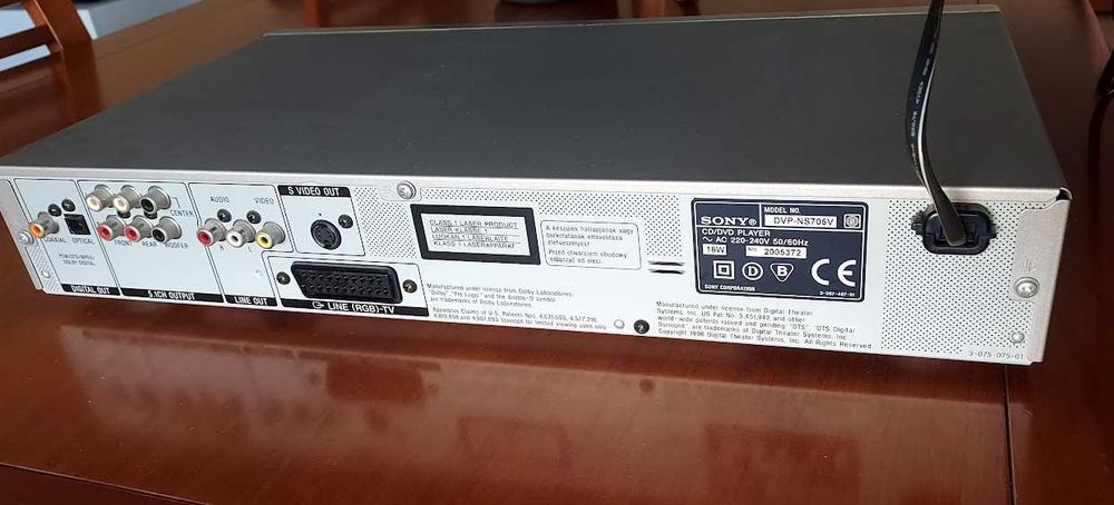 Sony DVP-NS705V — SACD / DVD / CD | DSD Direct | Caixa Original