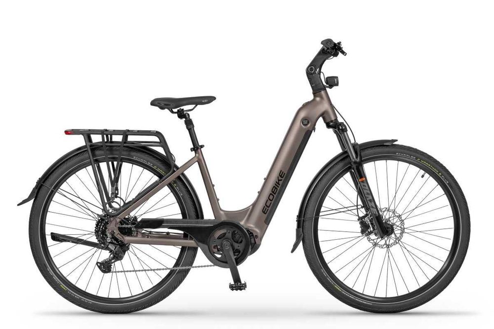 Rower elektryczny Ecobike LX 300 Onyx 25 Ah / 900 Wh ebike trekkingowy silnik Bafang M410HD moment obrotowy 100 Nm