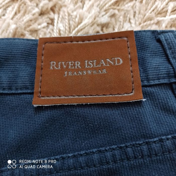 River Island spodnie sztruksowe męskie