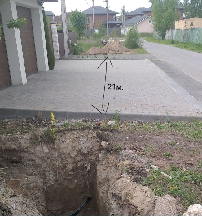 Установка для прокола грунта, прокол под дорогой