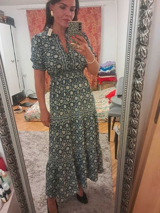 Sukienka Maxi Boho / Floral – Max Studio, rozm. S, M