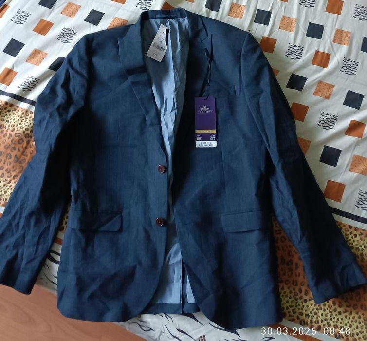 Піджак лляний новий Next Tailoring (Slim Fit), розмір 40R (L)
​Опис: