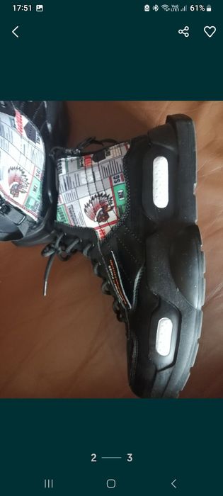 Modne młodzieżowe buty sneakersy gruba podeszwa 42