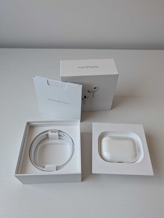 AirPods Pro 2 USB-C originais — Fatura e acessórios