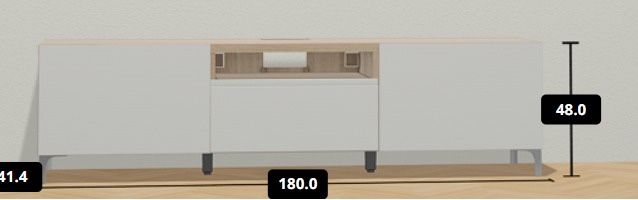 Movel tv aparador besta