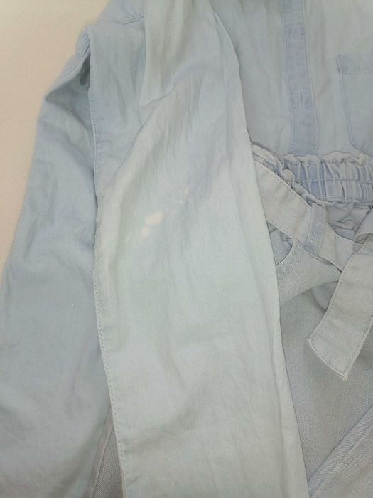 Zestaw jeans koszula i spodnie rozm 164