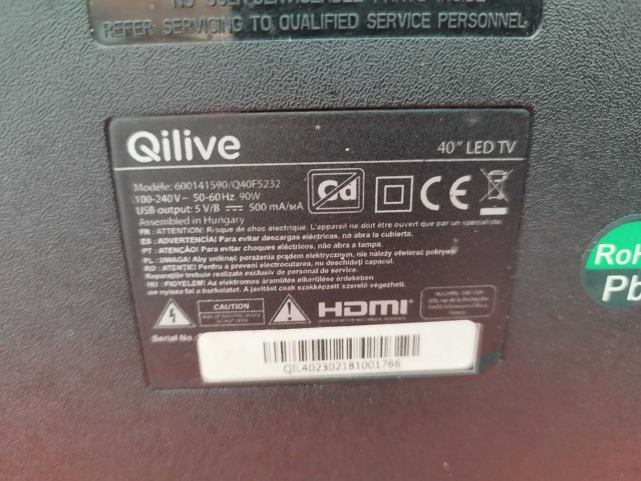 Telewizor QILIVE Q40FS232 40" LED Full HD Smart TV DVB-T2