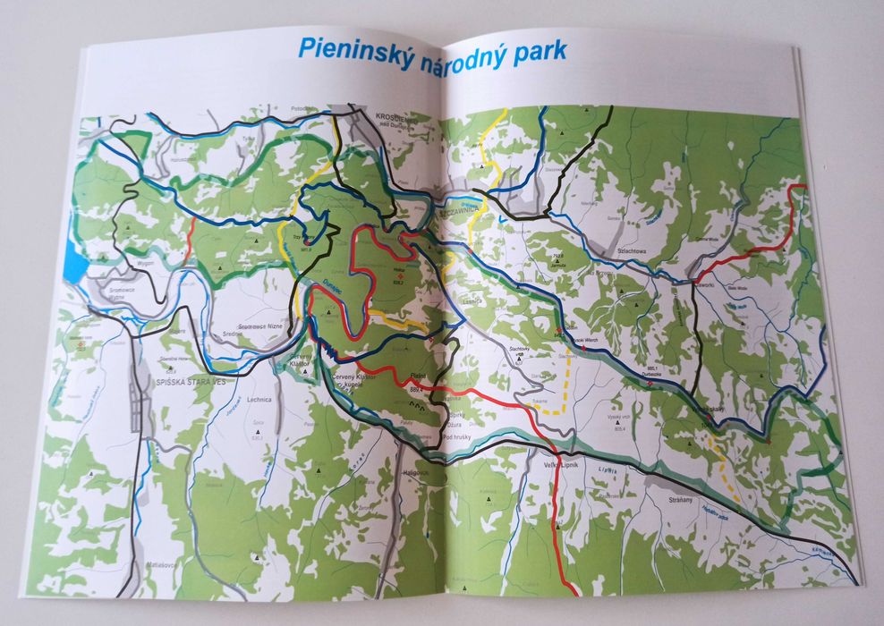 Czechy Słowacja Kras Morawski Preszow Liptów przewodniki 7 szt.