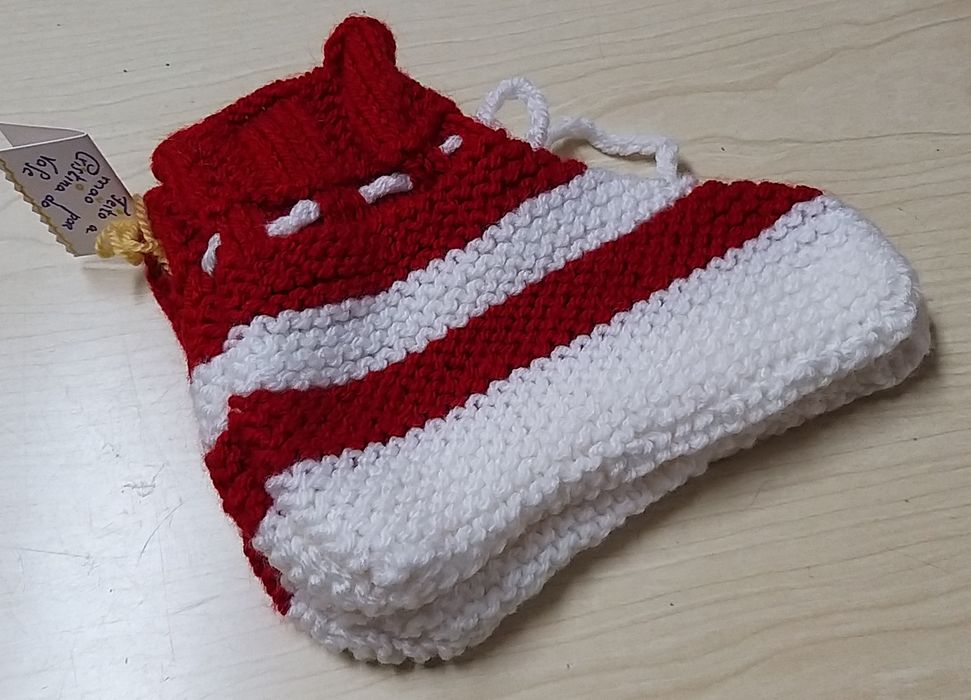 Botinhas para aquecer os pés.