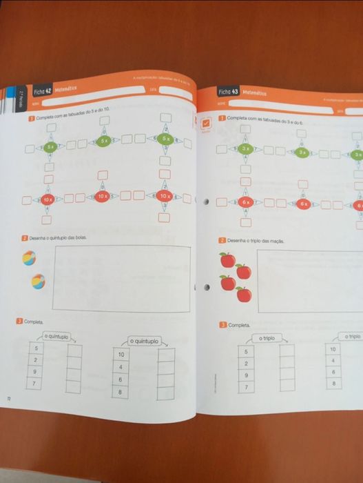 Livro de fichas de trabalho para 2⁰ ano