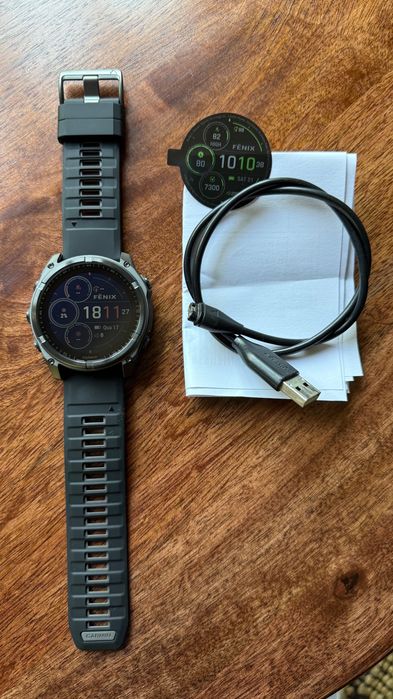 Garmin Fenix 8 51mm Solar Safira | Novo | c/ Garantia