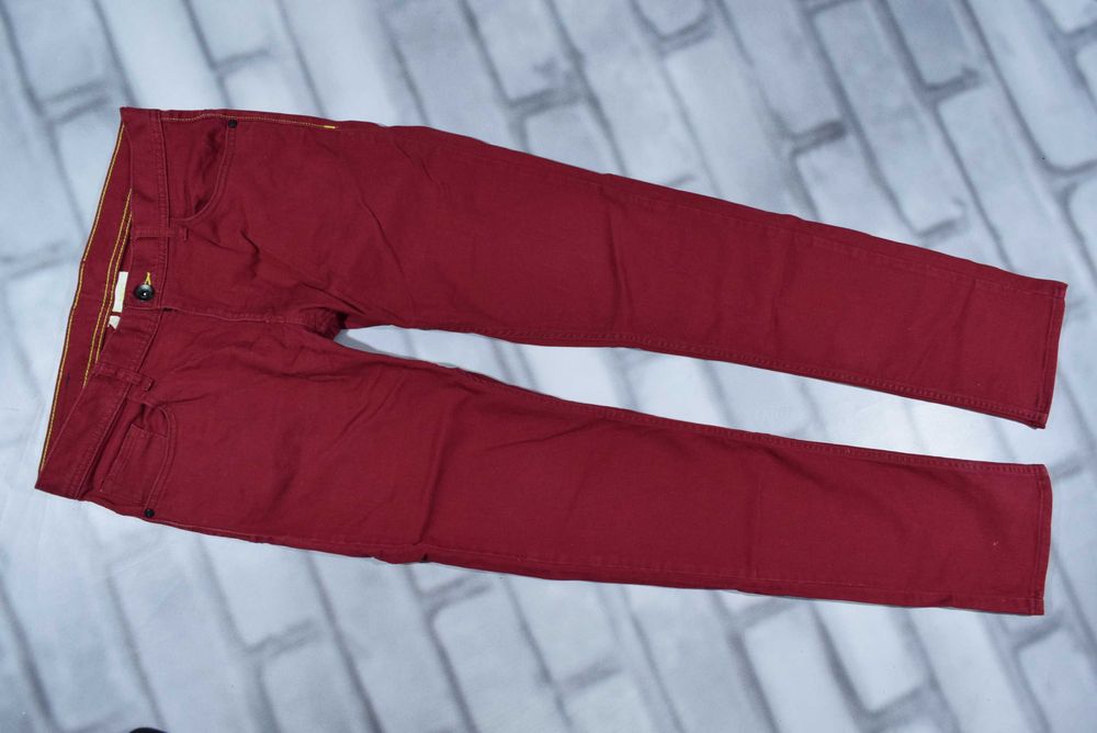 Adidas Neo Slim bordowe jeansy stretch 34/36 p 88-92