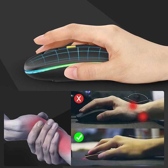 BEZPRZEWODOWA Mysz do laptopa komputera MACBOOK iMac pc tv telewizor