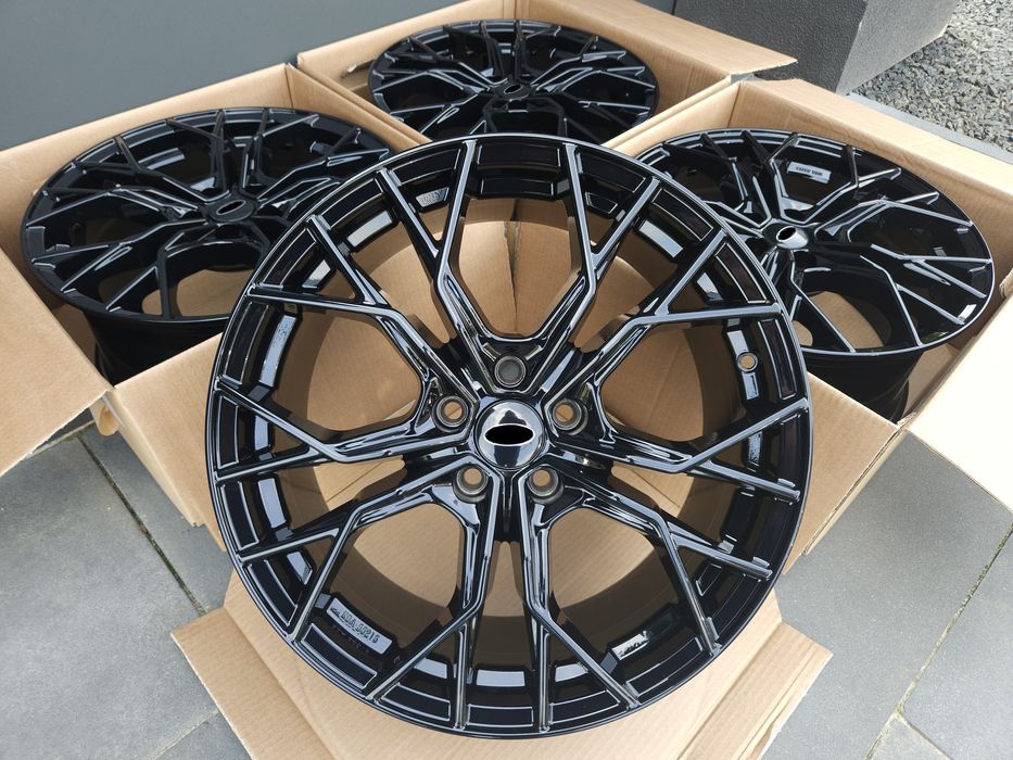 Ford 19 Czarne 5x108 Kuga EDGE Mustang Mach-E Puma S-Max Escape Felgi