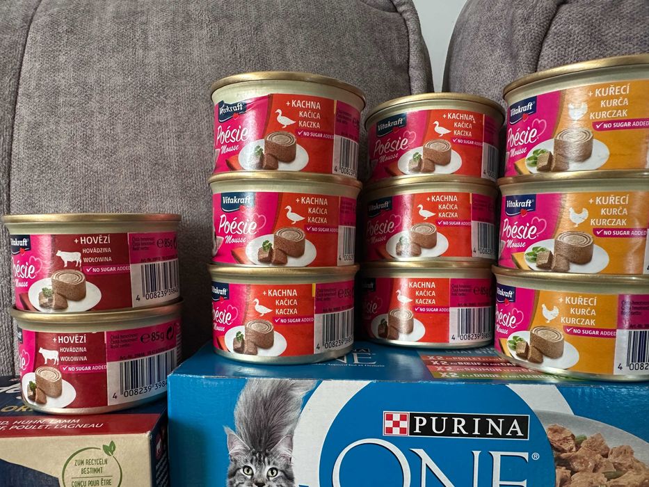 Karma dla dorosłego kotka, duży zestaw, mix