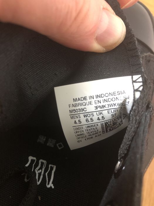 Converse C.Taylor A/S Ox czarne rozm.37