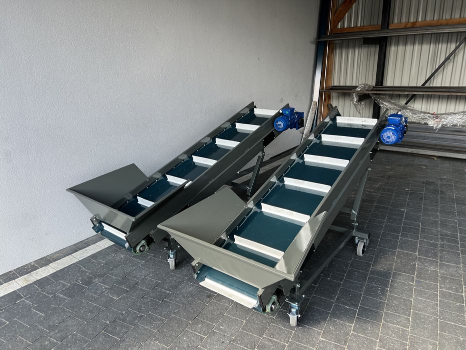 Przenosnik taśmowy 2 metry podajnik taśmowy taśmociąg PRODUCENT