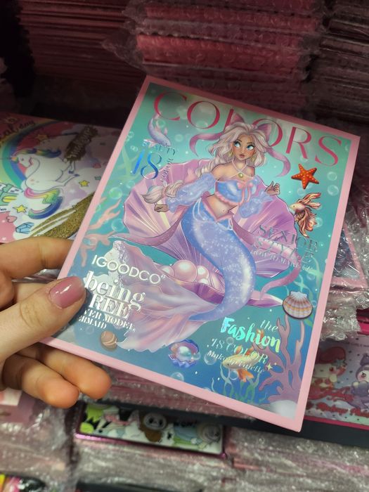 Paleta Cieni 18 Kolorów – Mermaid Makeup