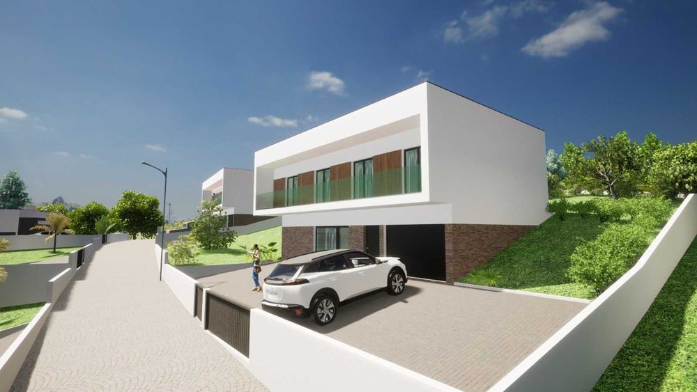 Terreno para construção, 1.000 m2 com projecto aprovado. A 10 min de Chaves