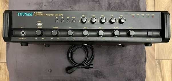 Трансляційний 5 канальний Підсилювач YOUNASI Y-2120SU