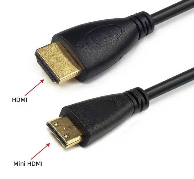 Cabo Mini HDMI para HDMI V1.4 – 1,5m | 1080p / 3D / HDTV / Consolas