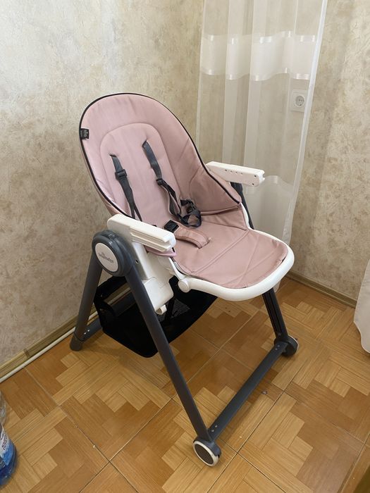 Стільчик для годування Baby Design | регулювання висоти | 5-точковий ремінь