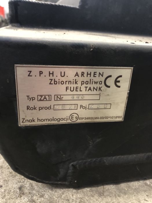 Бак алюмінієвий 280л Renault Master 3
